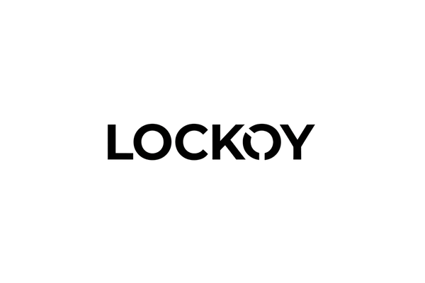 ganerte for me simpl logo for my store black one with this name : LOCKOY